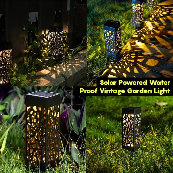 Solar Powered Waterproof Vintage Garden Light My Store