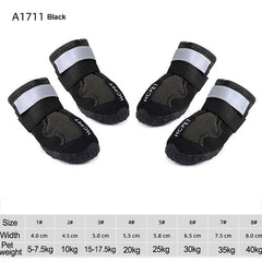 Waterproof Reflective Dog Boots My Store