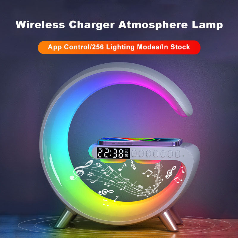 Bluetooth Speaker Wireless Charger Lamp My Store