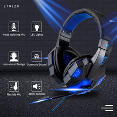 Led Light Wired Gamer Headset My Store