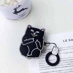 Cartoon Cat AirPods Case My Store