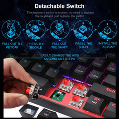 Mini Mechanical Gaming Wired Keyboard My Store