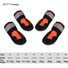 Waterproof Reflective Dog Boots My Store