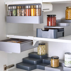 Kitchen Self-Adhesive Wall-Mounted Spice Organizer My Store
