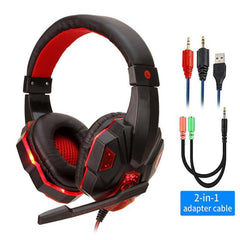 Led Light Wired Gamer Headset My Store
