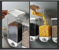 Wall-Mounted Kitchen Multi-Grain Sealed Jars My Store