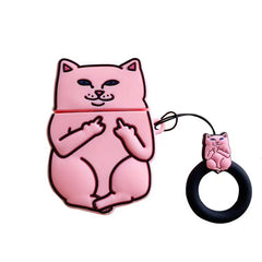 Cartoon Cat AirPods Case My Store