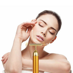 Energy 24K Gold T Beauty Bar Facial Roller Massager My Store